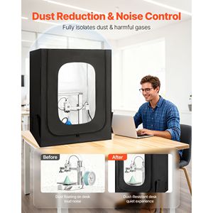 Grande Copertura LED per Stampante 3D, Tenda in Tessuto Oxford Antipolvere e Impermeabile, Accessori Protettivi per Stampante a Temperatura Costante - Product Image 5
