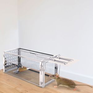 Piège à rats et souris à porte unique, cage anti-nuisibles pour petits rongeurs, campagnols et hamsters – Utilisation intérieure et extérieure – Produit anti-nuisibles - Product Image 1