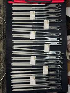 Kit de dentisterie vétérinaire équine Premium Millennium : Gag, 4 forceps molaires, râpes flottantes et mentonnière plate - Product Image 5
