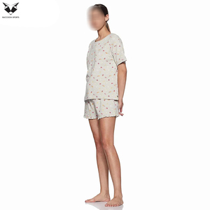 Conjunto de Verano de Camiseta y Pantalones Cortos de Secado Rápido, Cuello Redondo, Precio al por Mayor, Último Estilo, Conjuntos de Camiseta y Pantalones Cortos para Mujer - Product Image 2