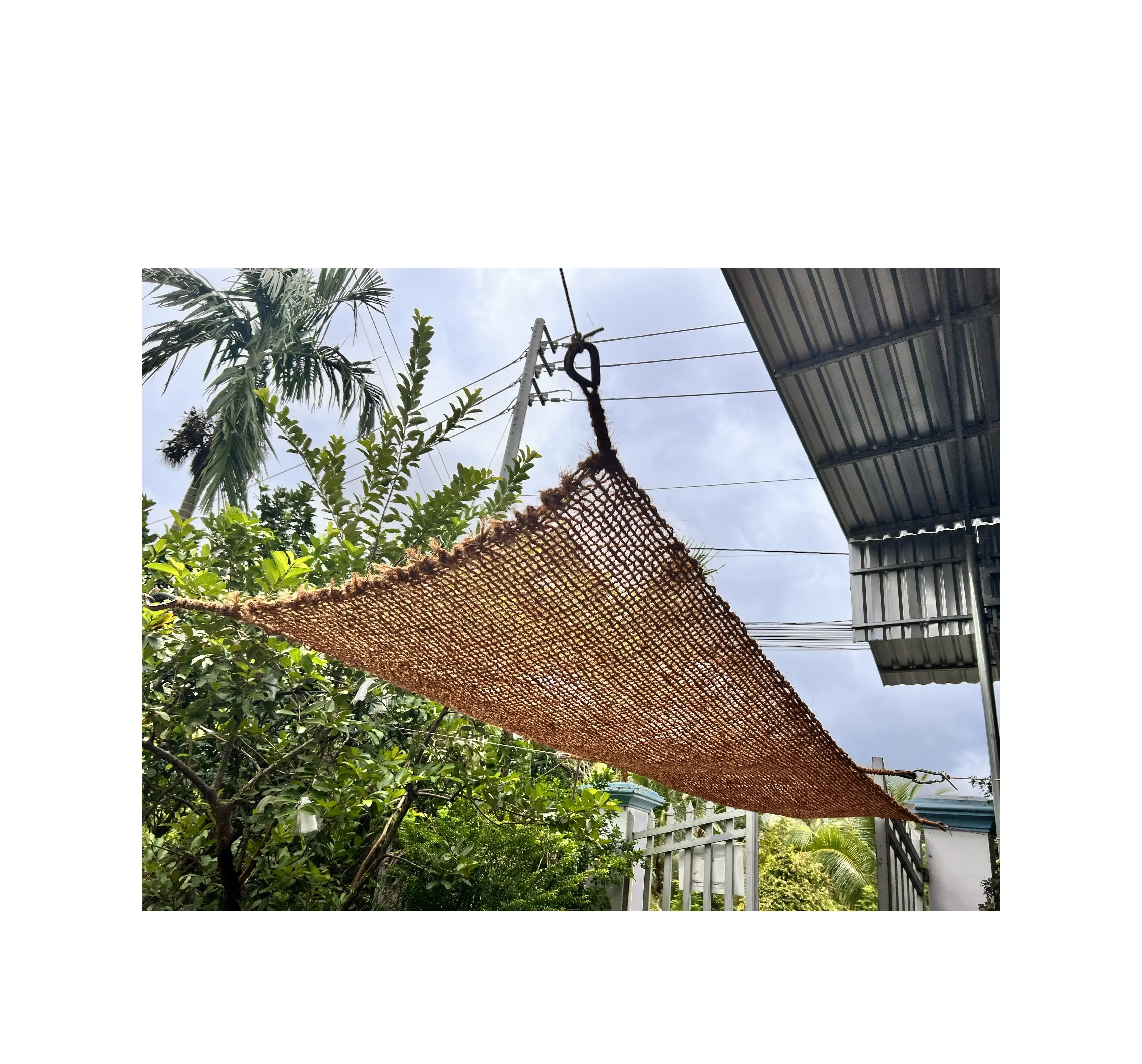 best selling 100% natural coir fiber Coir shade umbrellas Sustainable garden shade sandy99gdgmailcom whatsapp 0084587176063