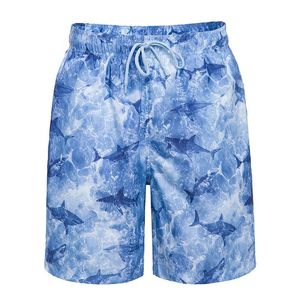 <b>Men</b> High Quality Puff Printed Swim Shorts Quick Dry Beach Board Shorts Elastic Waist Summer Swim <b>Trunks</b> Surf Wear OEM Custom - Product Image 1