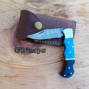 Nuevo estilo de alta calidad para caza al aire libre, cuchillo plegable para acampar con mango Feroza, cuchillo táctico de supervivencia al aire libre al por mayor - Product Image 2