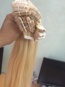 Producto más vendido: Extensiones de cabello humano vietnamita 100% en cinta, gruesas, suaves, sin enredos, de larga duración y calidad para una belleza natural. - Product Image 5