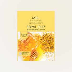แผ่นมาส์กหน้าเกาหลี Embiel Royaljeri Intensive Mask Sheet 10 แผ่น มาส์กหน้าแบบซอง ผลิตในเกาหลี - Product Image 3