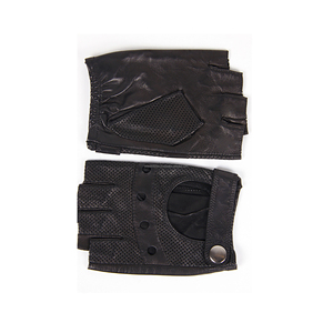 Gants de conduite en cuir perforé respirant pour hommes, gants de course moto, gants de sport d'extérieur au prix d'usine - Product Image 1