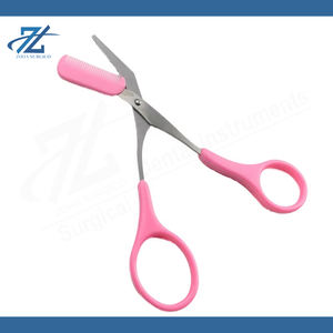 Tijeras para Cejas Curvas de Alta Calidad al Mejor Precio, de Acero Inoxidable con Mango de Plástico, para Depilación, Modelado y Corte - Product Image 3