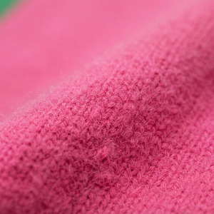 <b>Custom</b> Pink Green Womens Winter Cardigan V Neck Sorority Sweater Acrylic Knitted Two Tone Front Embroidery Logo - Product Image 5