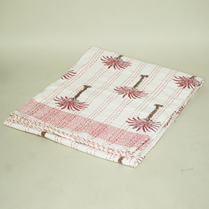 Indian Handmade Kantha Quilt Cotton <b>Bedspread</b> Printed Floral Bedding Throw Washable Home Use - Product Image 4