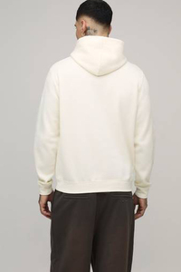 OEM Men's Screen Printed <b>Custom</b> Hoodie Breathable High Quality Cotton Fleece Pullover Men's Sweatshirt With <b>Custom</b> Design - Product Image 2