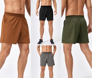 Pantalones Cortos Deportivos para Hombre, de Secado Rápido, de Nailon, para Correr, Elásticos, Casuales, para Entrenamiento Físico - Product Image 3