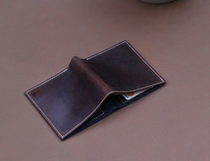 2026 New Custom Logo Wholesale Price Custom Made Best Sale Genuine Cowhide Men's Leather <b>Wallets</b> Casual Leather <b>Wallets</b> - Product Image 5