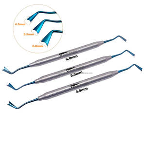 Ensemble de rétracteurs gingivaux pour implants dentaires de précision mondiale, 3 pièces, 4,5/5,5/6 mm, séparateur de gencives en acier inoxydable chirurgical - Product Image 2