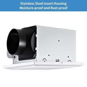 Ventilatore di Scarico per Bagno Ultra Silenzioso 110 CFM con Grande Capacità di Flusso d'Aria, Montaggio a Soffitto, Alloggiamento in Metallo a Risparmio Energetico - Product Image 6