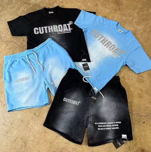 T-shirt Homme Personnalisé OEM avec Logo 3D en Mousse Sérigraphié, Effet Vieilli et Délavé, Teint en Pièce, Impression en Relief - Product Image 6