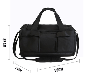 กระเป๋าผ้าอ็อกซ์ฟอร์ดสีดำ 50x32x23 ซม. กระเป๋าเก็บของสำหรับตั้งแคมป์กลางแจ้งสำหรับผู้ชายผู้หญิงทุกฤดูกาล - Product Image 2