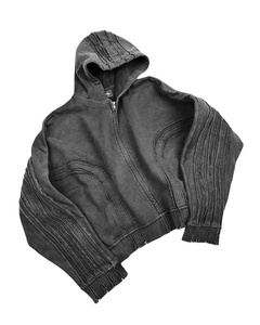 Wholesale Custom Men's Drop Shoulder Hooded Sweatshirt 100% Cotton Fleece Embroidered Puff Print Solid Winter Casual Pullover - Product Image 1