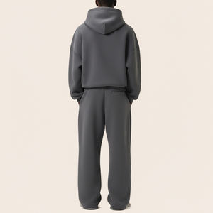 Fabricante OEM, Venta al Por Mayor de Ropa Urbana Unisex, Conjunto de 2 Piezas, Lavado Ácido, Sudadera con Capucha, Logotipo Bordado, 100% Algodón, Impresión Serigráfica - Product Image 5