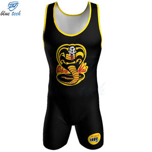 Combinaison de lutte pour hommes en gros, design personnalisé, durable, respirante, séchage rapide, 100 % polyester, entraînement athlétique et compétition - Product Image 4