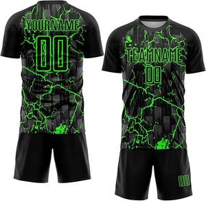 Uniformes de Fútbol Personalizados Unisex |   Conjuntos de Camisetas Deportivas Sublimadas 100% Poliéster, Secado Rápido, Malla Transpirable para Fútbol - Product Image 1