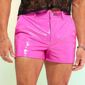 กางเกงขาสั้นหนังแฟชั่นสตรีทแวร์ลำลองเอวกลาง ระบายอากาศได้ดี ไซส์ใหญ่ ขายส่ง คุณภาพพรีเมียม สำหรับผู้ชาย - Product Image 4