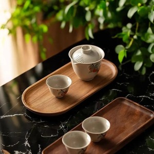 Premium Wooden Serving <b>Tray</b> for Food Tea Coffee and <b>Breakfast</b> Serving at Home and Hotel Available at Export Selling Price - Product Image 1
