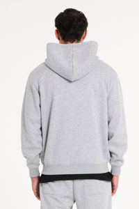 Sweat à capuche zippé pour homme 100% coton, imprimé sur mesure, style streetwear, molleton thermique hiver, coupe-vent et respirant - Product Image 2
