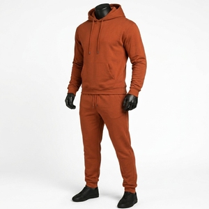 Survêtement de sport pour homme sur mesure, 2 pièces, surdimensionné, en tissu épais - Product Image 2