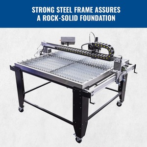 4'X4' CNC <b>Plasma</b> Table With CNC Cut 40A <b>Plasma</b> Cutter <b>Machine</b> with <b>Cutting</b> Torch | All-in-One Professional Dual Voltage - Product Image 2