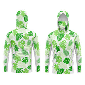 Custom UPF 50+ Design Long Sleeve Anti-Bacterial Quick Dry Fishing Shirts Sublimation Breathable Waterproof Windproof Plus Size - Product Image 2