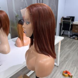Peluca frontal de encaje recto SDD de color marrón de pelo virgen humano vietnamita para mujer precio al por mayor disponible proveedor de fábrica SA - Product Image 5