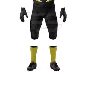 Uniforme de football américain léger sur mesure, manches courtes, vêtements d'entraînement personnalisés pour équipe, hommes - Product Image 6