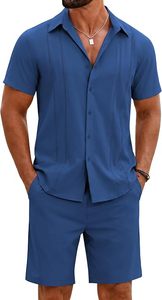 Premium 100% Polyester Men's Summer Acid Wash Breathable Quick Dry Sleeveless Shirt Shorts Set Custom Logo Casual Streetwear Gym - Product Image 4