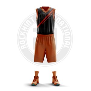 Uniforme de basketball de qualité supérieure, confectionné en tissu polyester, offrant une coupe athlétique, une respirabilité et une résistance longue durée pour les matchs. - Product Image 1