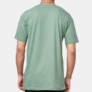 Servicio OEM/ODM, Camiseta de Hombre de Marca Propia, Material Puro, Cómoda y a la Moda, de Algodón, Talla Grande - Product Image 3