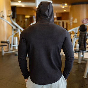 Camisetas de Rendimiento de Marca Personalizada, Nueva Llegada 2022, Sudaderas con Capucha para Hombre, Sudaderas de Secado Rápido para Gimnasio y Fitness - Product Image 5
