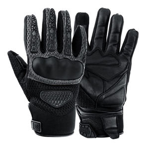 Guantes de Motocross de Cuero Resistentes al Viento, Personalizados al por Mayor, para Motociclismo, Ciclismo y Deportes al Aire Libre - Product Image 1