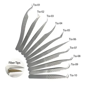 Pinzas para Pestañas de Acero Inoxidable Duraderas con Logotipo OEM, Herramienta de Belleza Profesional 100% de Alta Calidad a Bajo Precio - Product Image 3