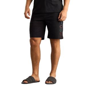 Trendy Men's Plus Size Casual Twin <b>Set</b>-Geometric Shapes Print Tee with Drawstring Shorts for Summer Outings Everyday Relaxation - Product Image 5