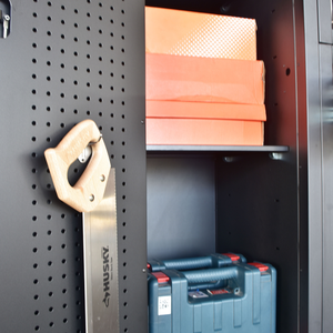 Matte Black Powder Coated Steel 10 Drawer <b>Tool</b> <b>Cabinet</b> Family keywords: for Garage Workshop Storage Use - Product Image 5