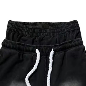 Manufacturer Customizable High Quality Embroidery <b>Patch</b> Logo Cargo <b>Shorts</b> Elastic Waist Casual Double Waist <b>Men</b> Custom - Product Image 2