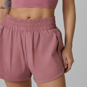 High Quality Plus Size Women Fitness Workout Set Front Shot Sleeve Crop Top Running Shorts Quick Dry Breathable Activewear Set - Product Image 5