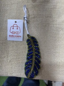 Abalorio de alta calidad hecho a mano, estilo bohemio cristiano, con perlas de imitación y cuentas de vidrio lampwork en forma de paz, para bolso infantil, con cuentas de semilla - Product Image 6