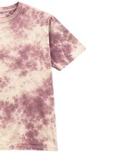 Custom <b>Pink</b> <b>Tie</b> Dye T Shirt <b>Men</b> Cotton Crew Neck Short Sleeve Vintage Wash Tee Streetwear Casual Summer Wear <b>Mens</b> Wholesale OEM - Product Image 3