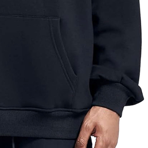 Sweat à capuche thermique en molleton pour homme, 100 % coton, brodé, tricoté, respirant, avec poches, personnalisable, haute qualité - Product Image 6