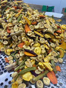 Vietnam Dried Fruit Vegetables Mix Jackfruit Banana Sweet Potato Okra Pumpkin <b>Strawberry</b> Mango Carrot 7kgs bags - Product Image 5