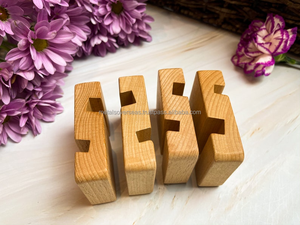 Support de cadre à broder en bois moderne, fait main, durable, écologique, personnalisé, double face, avec logo sur mesure, pour table - Product Image 3