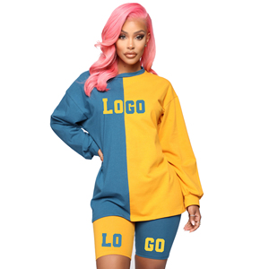 Custom Design Outdoor Use Women Crop Top Hoodie and Short <b>Sets</b> Solid Color Cotton Comfortable Crop Top and Short <b>Sets</b> - Product Image 5