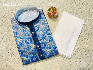 Festival Wear Latest Collection Rayon with Digital Work <b>Man's</b> <b>Kurta</b>-Payjama Collection Supplier from Surat At Wholesale Rate - Product Image 3