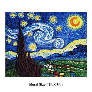 แผ่นโมเสกแก้วติดผนัง Raah Home Solutions CAD ลายภาพวาดฝาผนัง ตัดด้วยมือ หนา 10 มม. ผิวมัน/ด้าน เป็นมิตรกับสิ่งแวดล้อม เหมาะสำหรับตกแต่งแบบดั้งเดิม/แบบผสมผสาน - Product Image 2